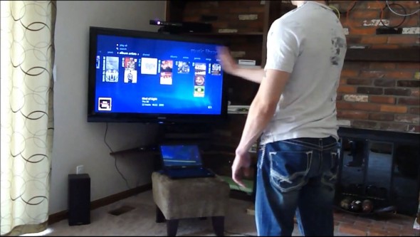 Kinect 版 Media Center 發佈，可以「手動」播片了