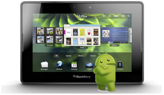 RIM 接受 BlackBerry PlayBook OS 2.0 上運行 Android app