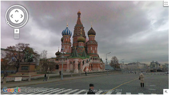 Google Street View 終於睇到俄羅斯了！