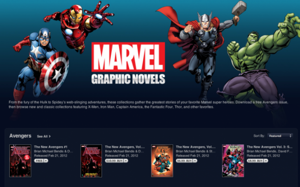 [限時免費] Marvel 漫畫登陸 iBook，《復仇者》免費試讀