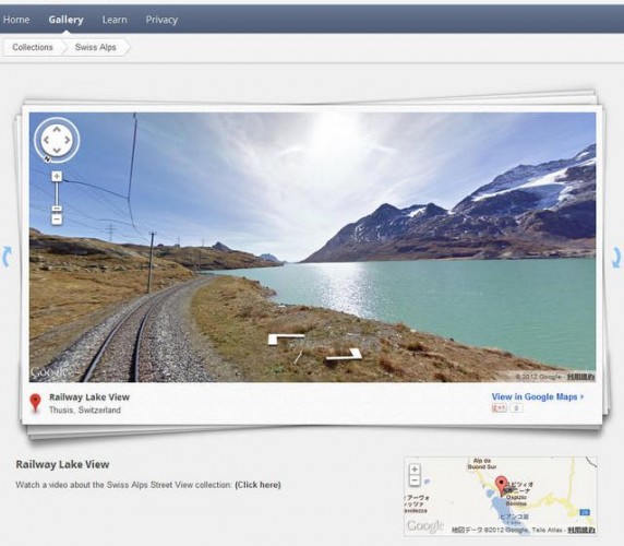 Google Maps 帶你暢遊瑞士  安坐火車看阿爾卑斯山