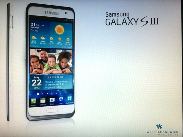 Samsung Galaxy SIII 機身流出相片