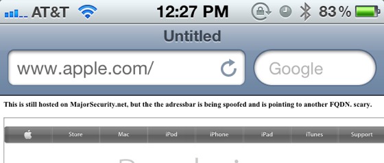 小心中伏！iOS 5.1發現有網址顯示漏洞