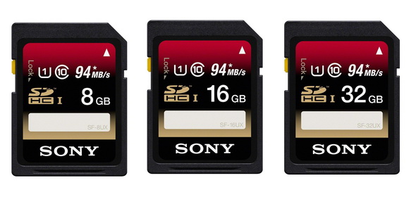 Sony推出全新系列超高速SD記憶卡