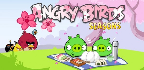 [Android / iOS App] 櫻花樹下的 Angry Bird