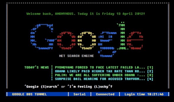 回到那些年撥號 BBS 版的 Google