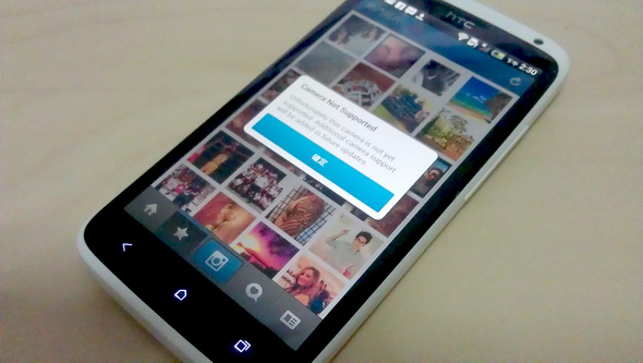 Instagram for Android 未支援 HTC One X
