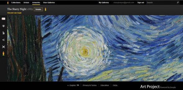 你聽過梵高吧？Google Art Project 提供 70 億像素藝術品