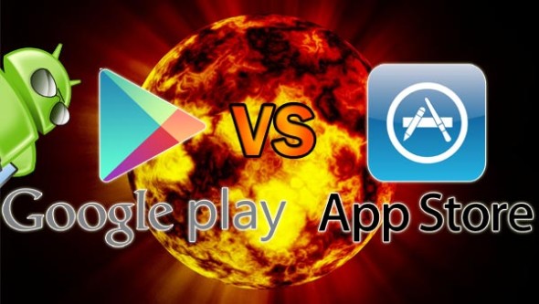 Google Play vs. App Store 最新下載量