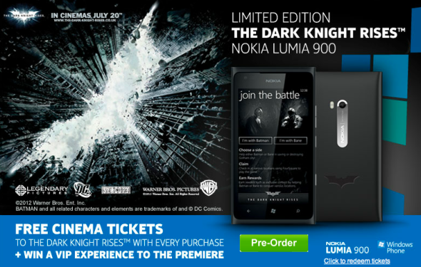黑暗騎士版 Lumia 900 明日在英國發售，限量 900 部！