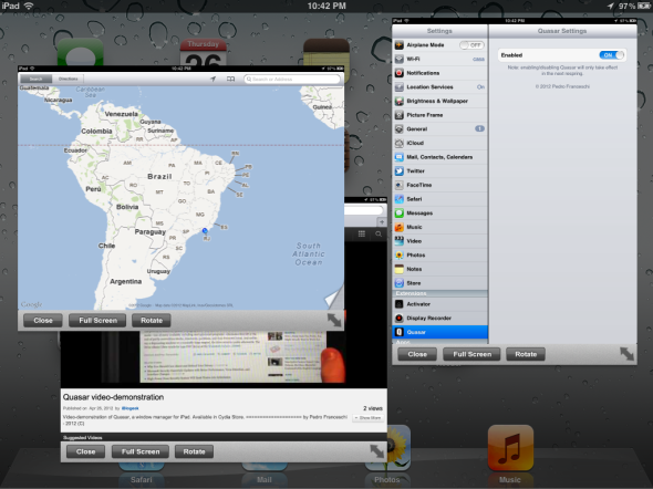 [Jailbreak] Quasar：iPad 即變 Mac OS X 玩視窗多工