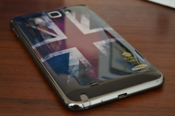 Galaxy Note 奧運版流出！機背印有 Union Jack 英國國旗
