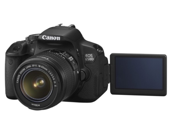 觸控反轉屏幕：Canon EOS 650D正式發布