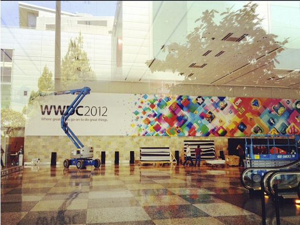 WWDC 2012 會場搶先看！依然主打軟件體驗？