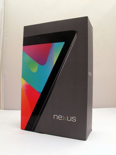「親生仔」7 吋平板開箱文 – Google Nexus 7