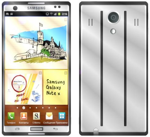 終極幻想：Samsung Galaxy Note III概念機