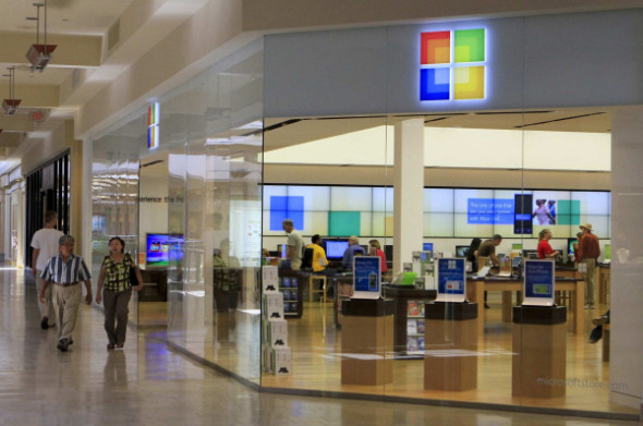 Microsoft打算在2013年中前再開多44間店舖