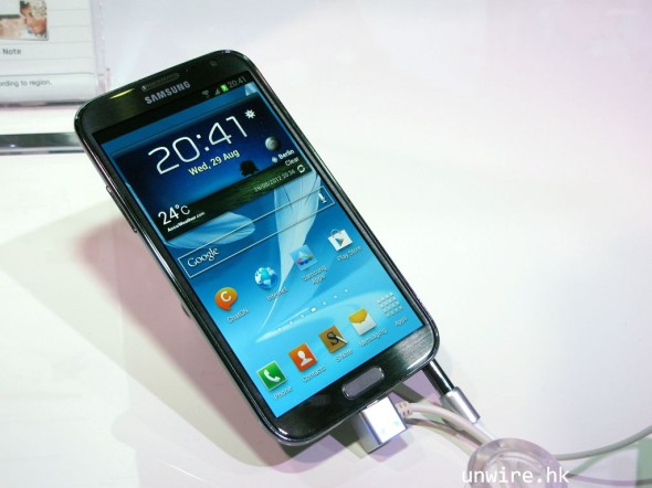 【直擊 IFA 2012】Galaxy Note II 手感 + 操控感受初體驗
