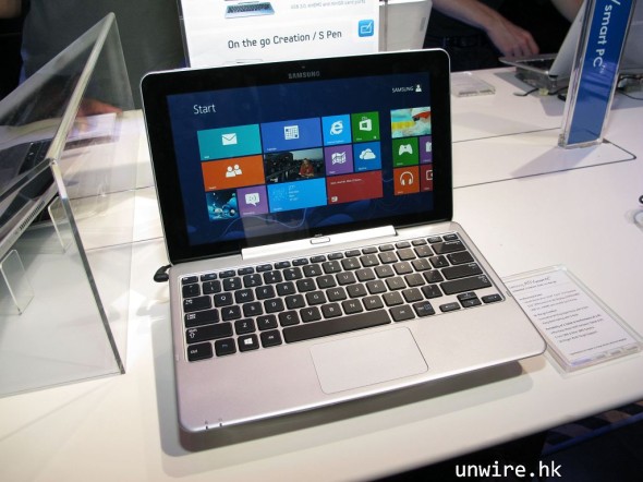 【直擊 IFA 2012‧真機到手】Samsung Windows 8 平板「變形金剛」Smart PC Pro 初感