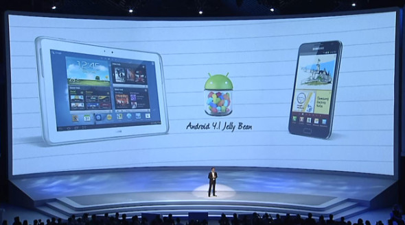 【直擊 IFA 2012】Samsung 即將推出 Galaxy Note 及 Note 10.1 的 Android 4.1 更新