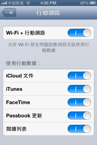 iOS6 新功能 FaceTime Wi-Fi、流動網絡無間連接