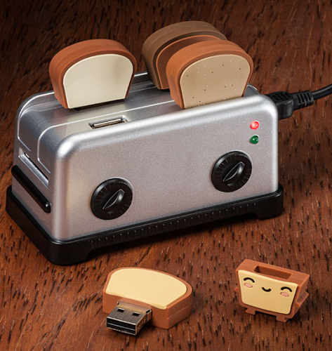 USB Toaster Hub – 超可愛多士爐樣的集線器，唔怕燶烘麵包
