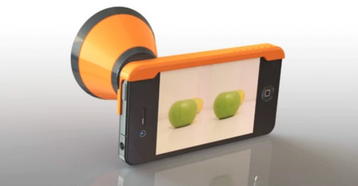iPhone 專用 3D 鏡頭 – iPhone 可以拍到 3D 效果？