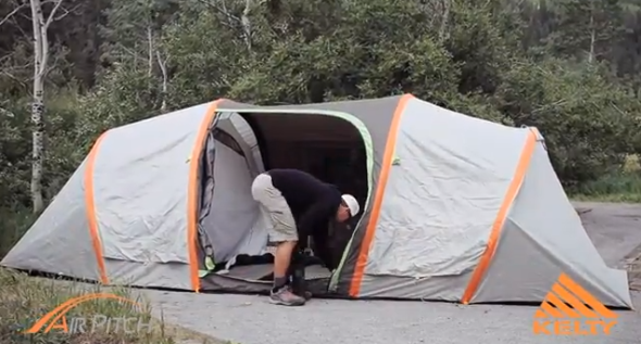 充氣帳篷 – 少於 1 分鐘可搭好的帳篷