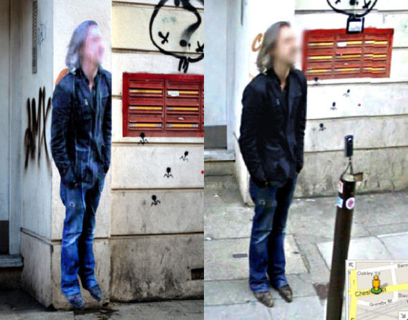 《Street Ghosts》將 Google 街景服務內人物成「真」