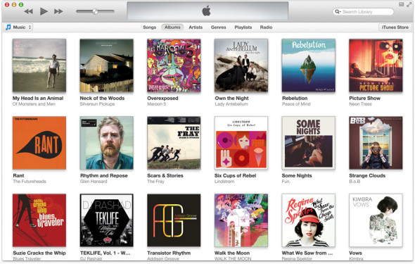 全新 iTunes 11 介面更簡潔