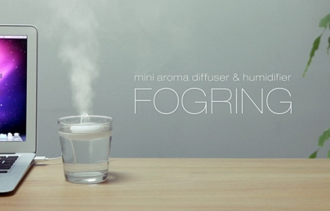 Fogring 便攜式加濕器 – 只需一杯水就可以幫你保持環境濕潤