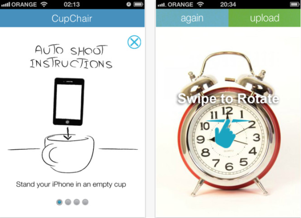 專為網上店主而設的 app CupChair – 用 iPhone 簡單地製作 360 度轉動的圖像