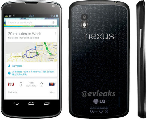 第四代「親生仔」LG Nexus 4 已接受預訂