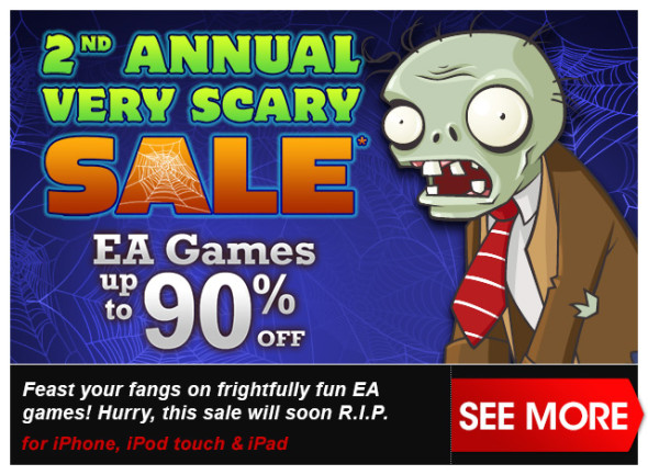 EA 遊戲 Halloween 瘋狂大減價