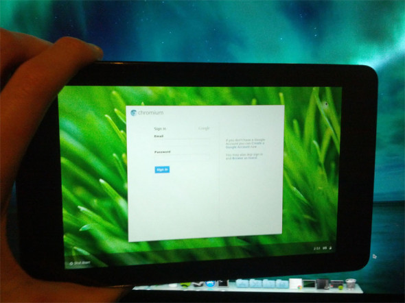 Android 雙系統？成功讓 Nexus 7 運行 Chromium OS