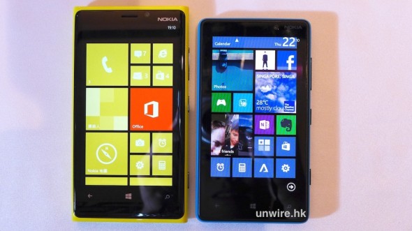 【報價】香港發佈 Nokia Lumia 920 + 820•售價：$5,598、$4,398