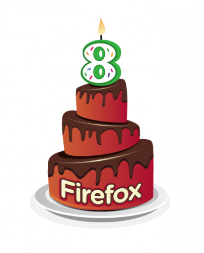 Firefox 8 歲生日！市佔率已超過 20%