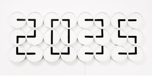 Clock Clock – 用 24 個鐘拼合而成的一個鐘
