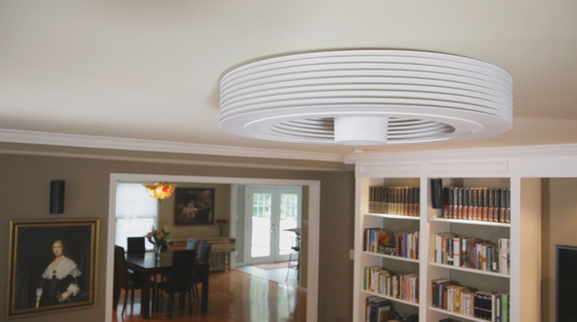 Exhale Fan – 無扇葉的風扇   照顧到房中每個位置的溫度
