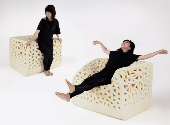 Breathing Chair – 一看就想坐上去的神奇變形椅