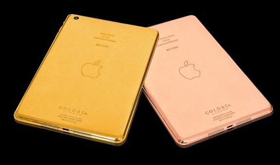奢華版 iPad mini – Gold & Co. 為 iPad mini 穿上黃金甲