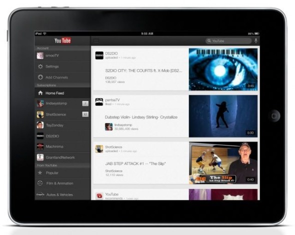 iPhone 5 / iPad 用家記得更新．YouTube 終可盡用全熒幕