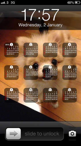 Lock Screen 都可睇日曆、假期．幫 iPhone 轉新月曆