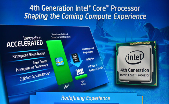 下代 Ultrabook 用足 9 小時．Intel 發佈第 4 代處理器