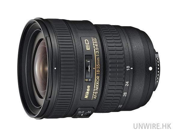Nikon 發表輕便AF-S 18-35mm f/3.5-4.5G ED 及 800mm f/5.6 FL ED VR 鏡頭