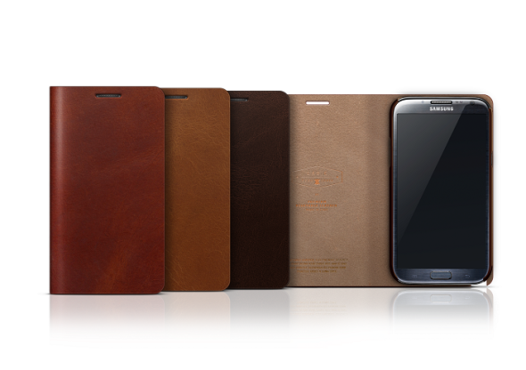 意大利牛皮包裹你的 iPhone 5、Note II．Lab.C The Real Leather Folio Case