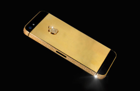超霸鑲金鑲鑽手機！香港富商億元打造全球最貴 iPhone 5
