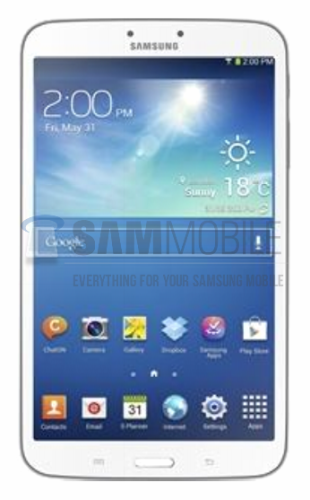 終用窄框？Samsung Galaxy Tab 3 8.0 規格、圖片流出