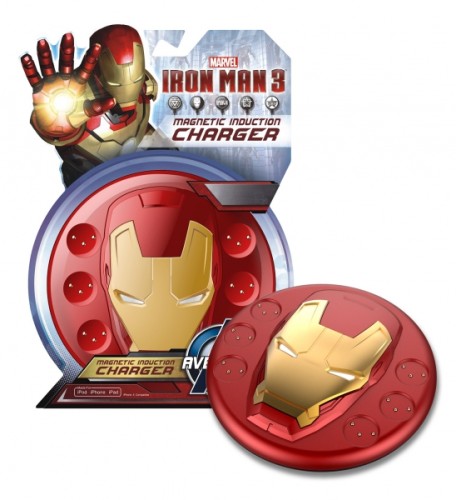 官方授權．Iron Man 化身磁感手機充電器