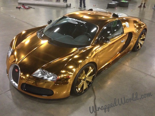 黃金 Bugatti Veron 耀眼登場